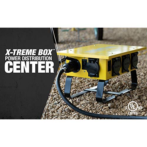 Southwire Power X-Treme Box delivers 50A capacity for high-demand tools.