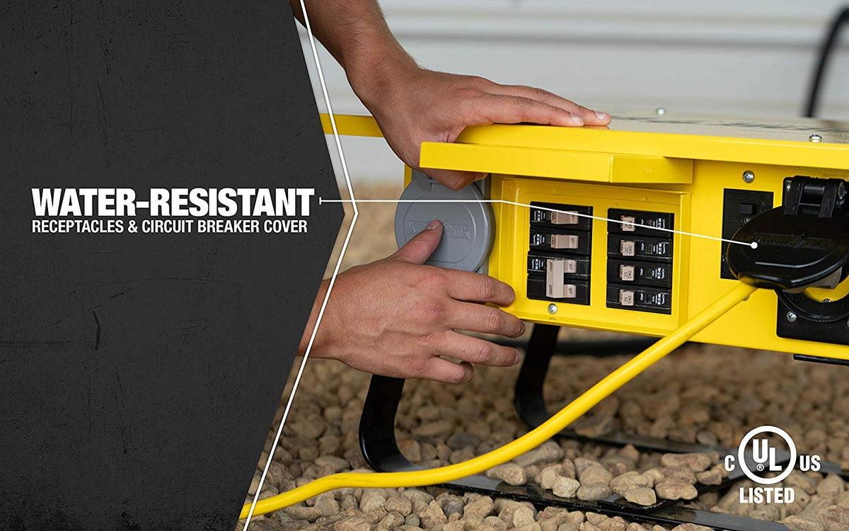 Southwire Power X-Treme Box includes GFCI protection for outdoor use.