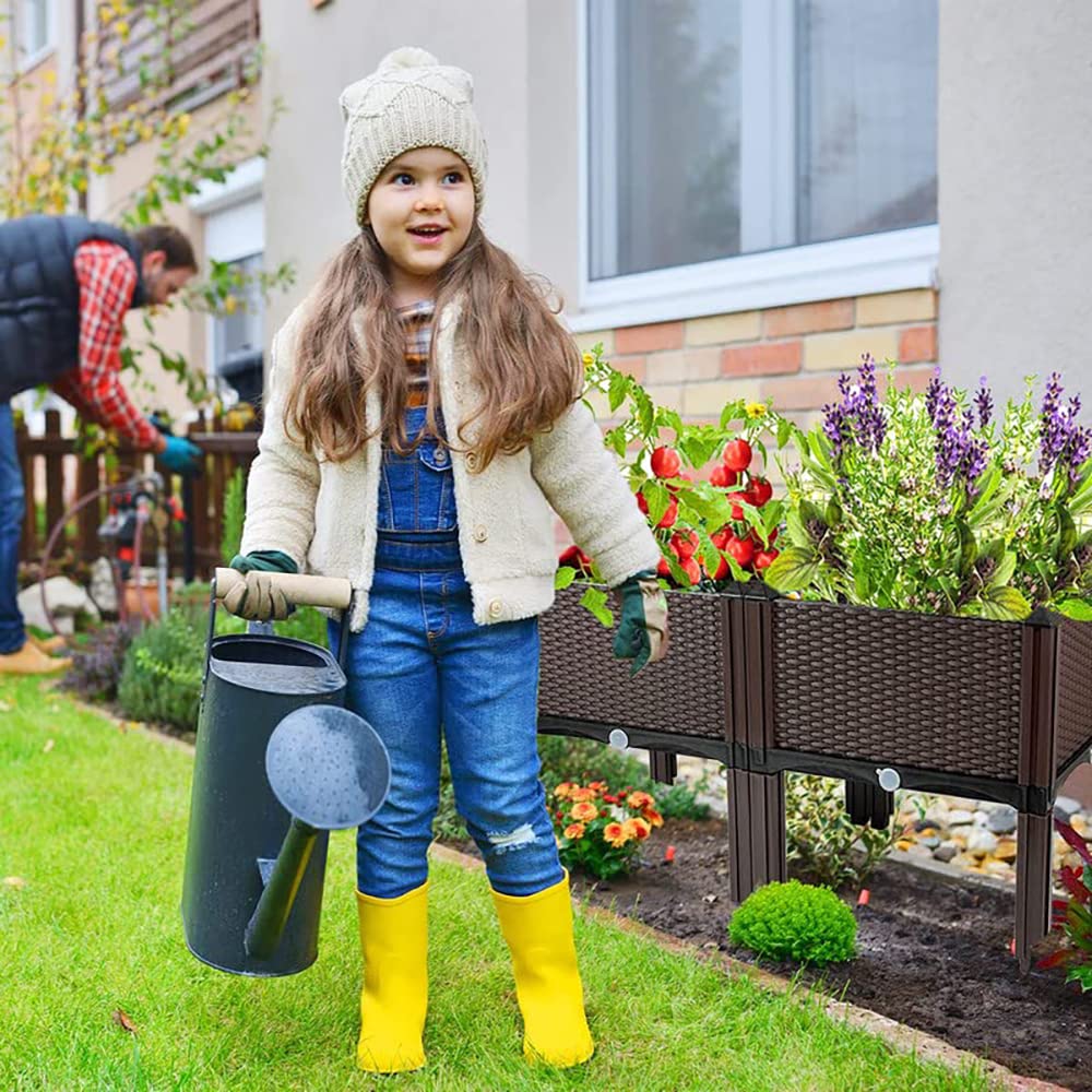 Souwuokoo raised bed with water storage tray supports healthy root hydration.