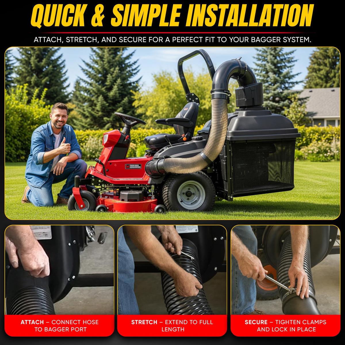 SOVARCATE Durable, Weather-Resistant hose withstands outdoor use