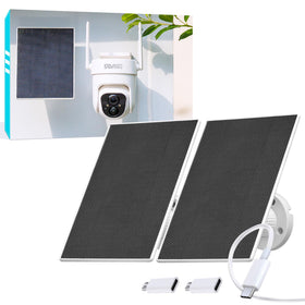 SOVMIKU Vicohome panel ready for continuous outdoor camera power