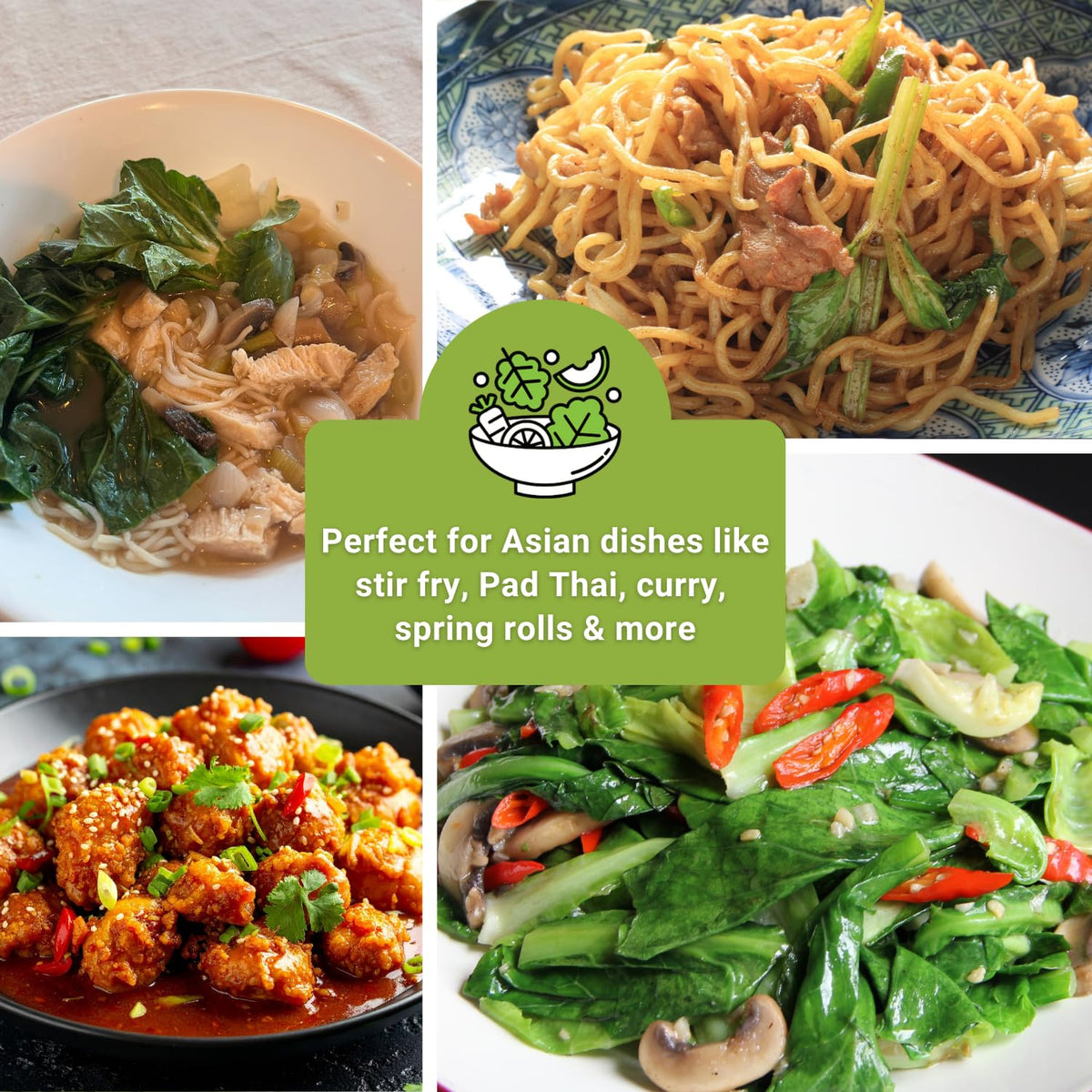Sow Right Seeds Asian greens seed collection pack for home harvests.