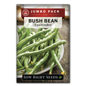 Sow Right Seeds Contender bulk pack ready for abundant home garden harvest.