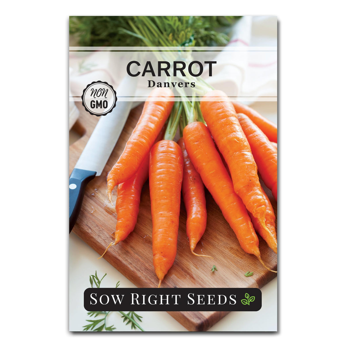 Sow Right Seeds Danvers 126 carrot seed pack for home planting