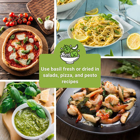 Sow Right Seeds Lemon basil packets provide citrus aroma for fresh recipes.