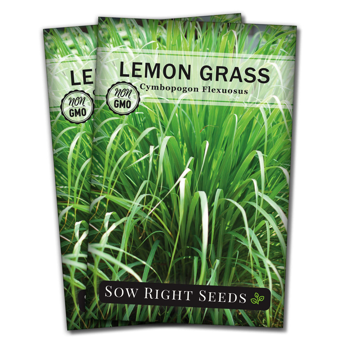 Sow Right Seeds lemon grass seeds packet ready to plant for fresh culinary zest.