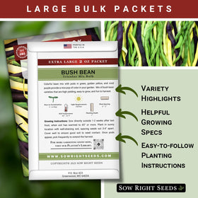 Sow Right Seeds germination in 7–12 days with warm soil.