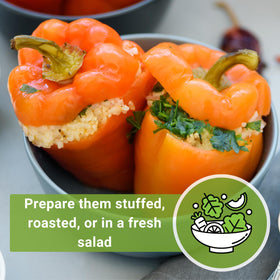 Sow Right Seeds orange sun pepper peppers offer versatile stuffing and grilling options