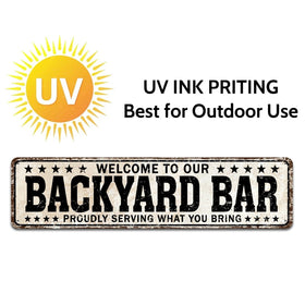 SOYAVE pool area decor sign for outdoor entertaining