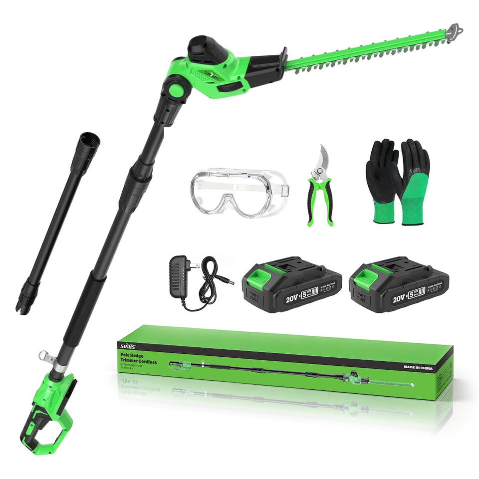 SOYUS 18-inch blade trims hedges precisely and smoothly.