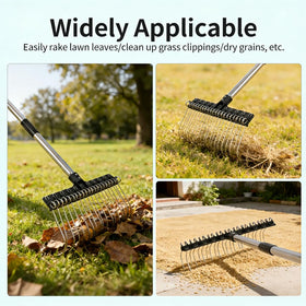 Soysehung Thatch Rake dethatching a lawn without harming healthy grass