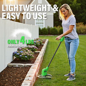 SOYUS charger keeps batteries ready for uninterrupted yard work.