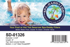 Spa-Daddy 5CH-25 compatible filter enables easy installation.