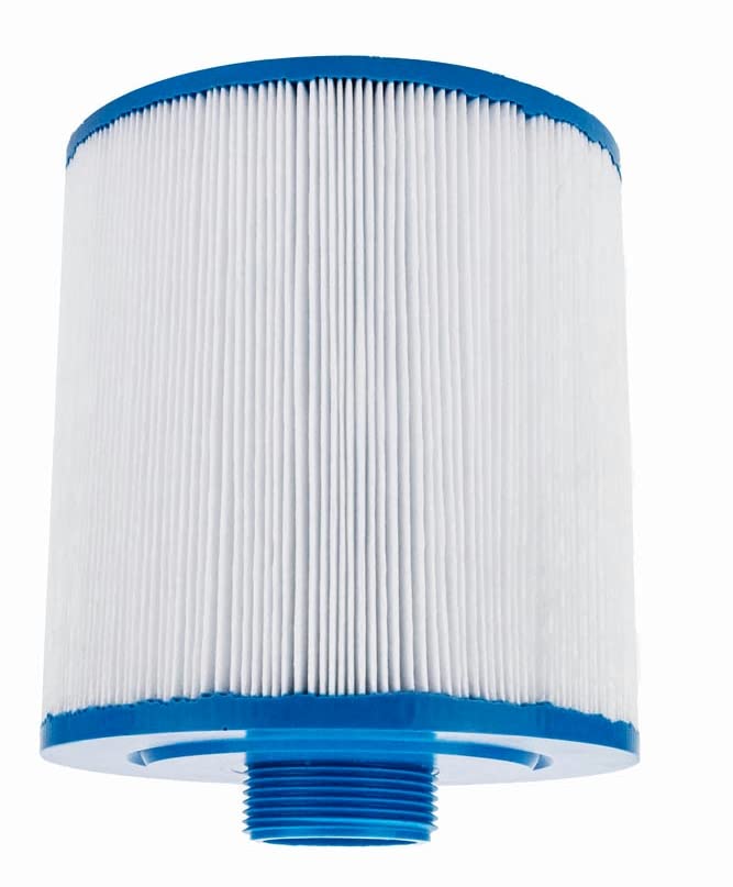 Spa-Daddy compact filter fits tight spa cabinets.