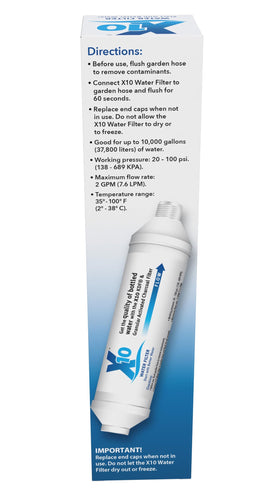 Spa Marvel X10 fountain or pond application reduces scaling.