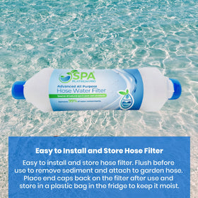 Spa Platinum Pro removes chlorine and odors for fresher rinses