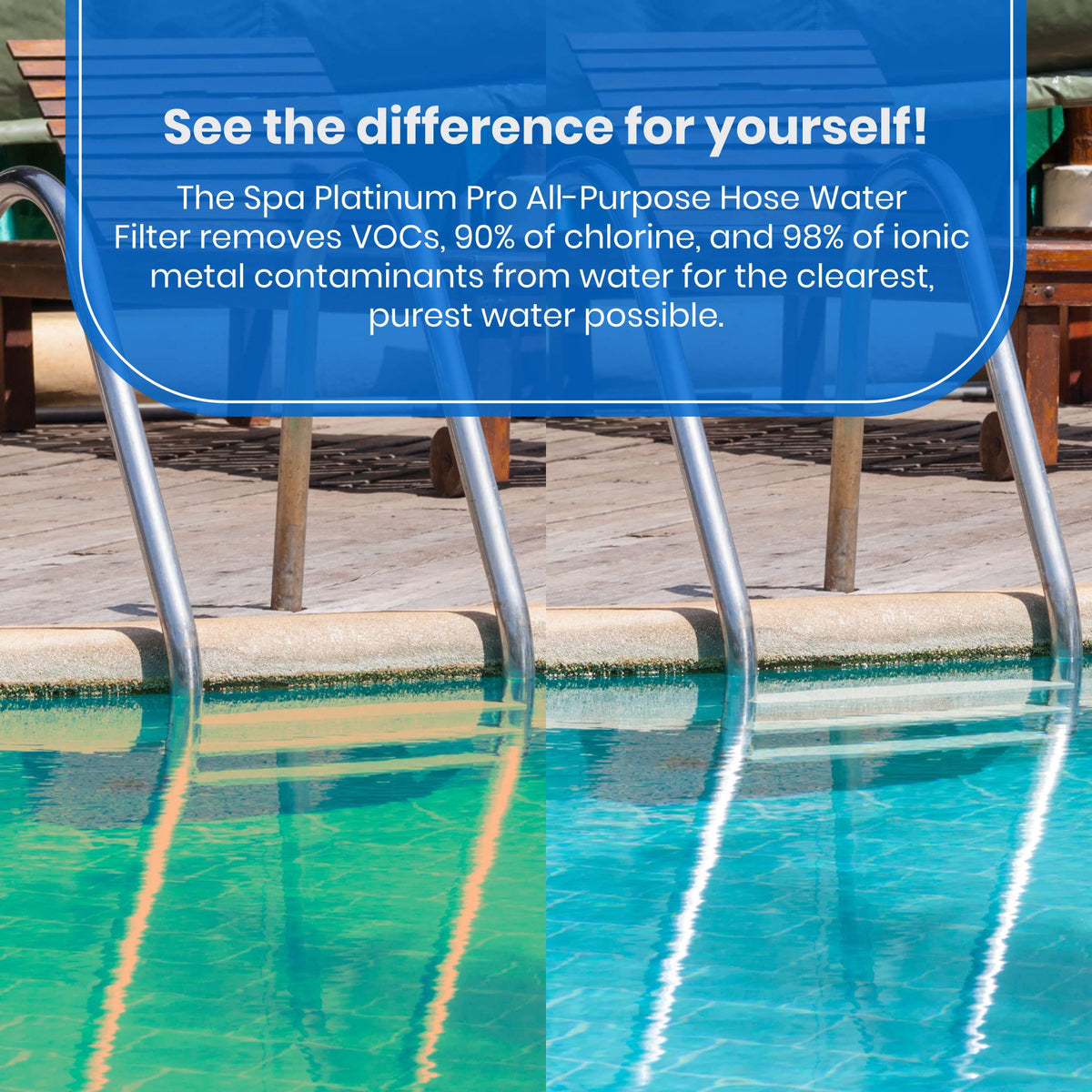 Spa Platinum Pro easy-mount attachment simplifies hose setup