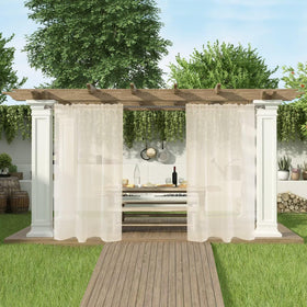 SpaceDresser 52x84 inch curtains deliver versatile coverage for tall windows and pergolas.