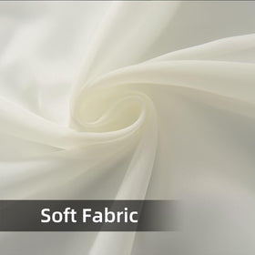 SpaceDresser waterproof voile curtains brighten outdoor dining areas with soft, diffused daylight.