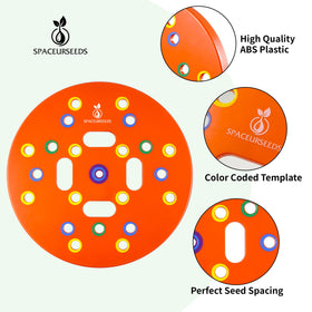 Spaceurseeds durable ABS plastic withstands season after season in beds and grow bags.