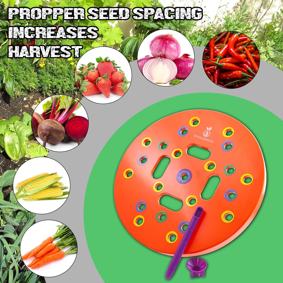 Spaceurseeds laminated growing guide preserves planting knowledge for quick reference.