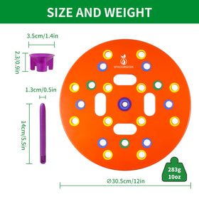 Spaceurseeds seed spacer tool helps you place seeds quickly with consistent gaps.