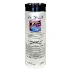 SpaChoice brominating tabs pack for spa sanitizer, easy dosing and long-lasting sanitizer
