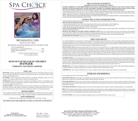 SpaChoice floating tablet feeder enables consistent bromine levels for spa water
