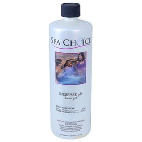 SpaChoice pH Increaser bottle ready for hot tub balancing.