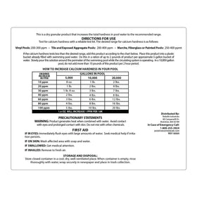 SpaChoice product poured around pool perimeter to distribute hardness evenly