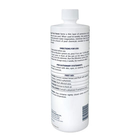 SpaChoice bottle being poured into pool jets for even distribution
