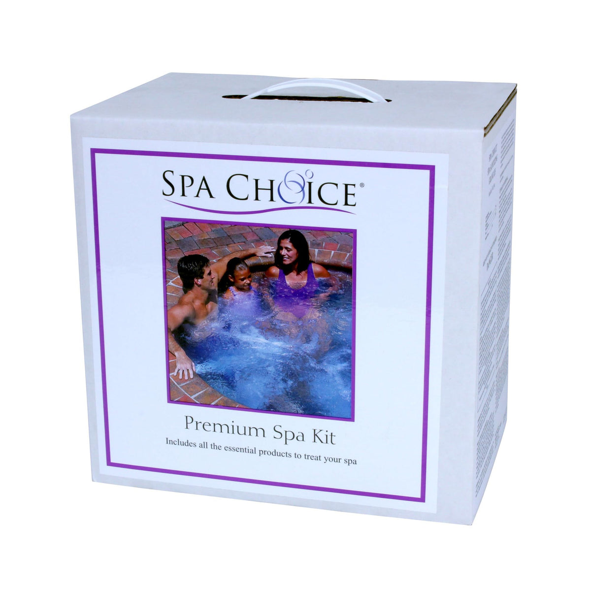 SpaChoice Bromine Booster bottle supports a quick bromide reserve