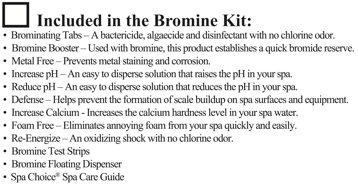 SpaChoice Metal Free helps prevent metal staining in spa surfaces
