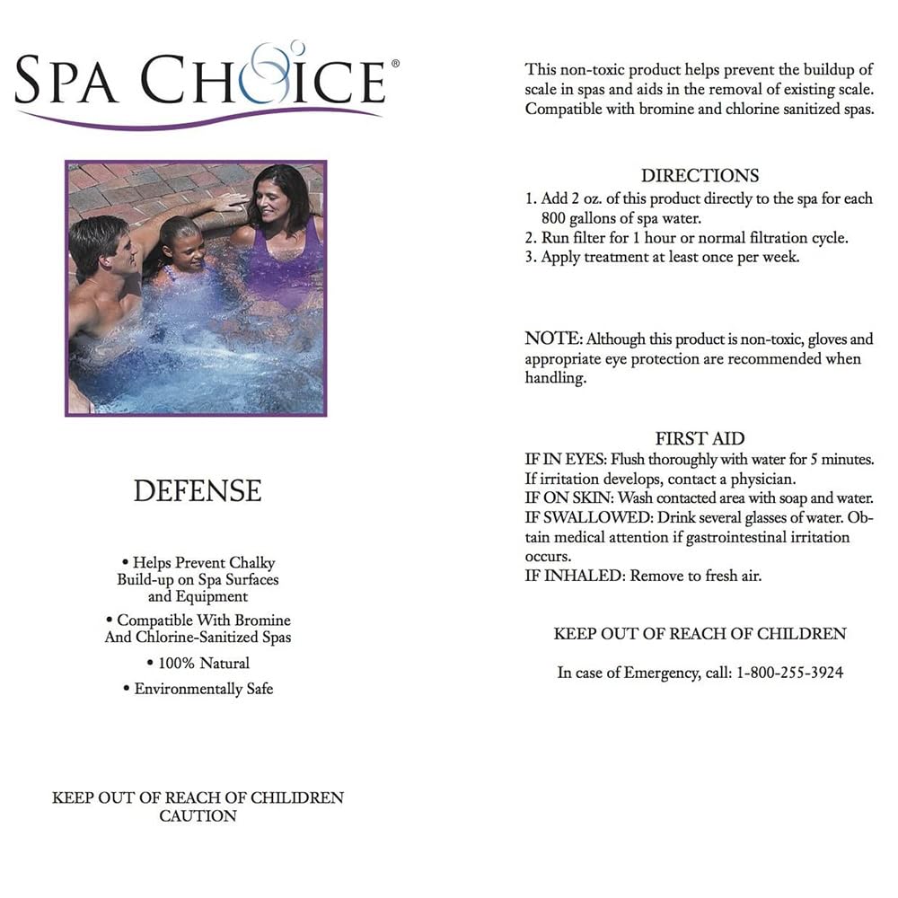 SpaChoice Premium Defense spa filter running to illustrate maintained water quality.