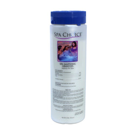 SpaChoice premium spa sanitizing granules bottle pour for quick dosing in hot tub