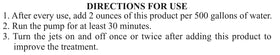 SpaChoice product box close-up shows easy 2-ounce dosing guidance
