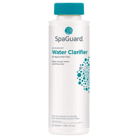 SpaGuard Spa Water Clarifier restores sparkling water in spas.