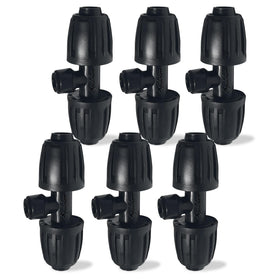 Spalolen 3-way push-to-connect drip fitting for 1/2in to 1/4in tubing