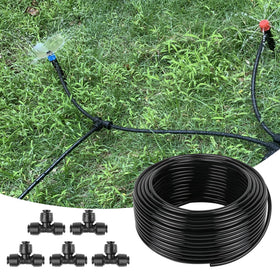 Spalolen 50ft drip tubing, 1/4in, ideal for steady garden watering.