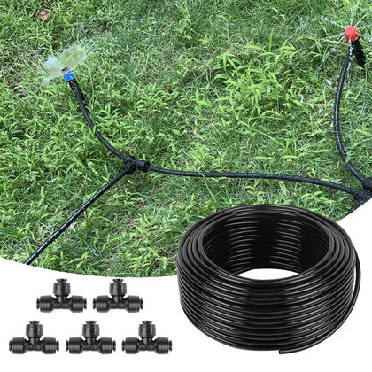 Spalolen 50ft drip tubing, 1/4in, ideal for steady garden watering.