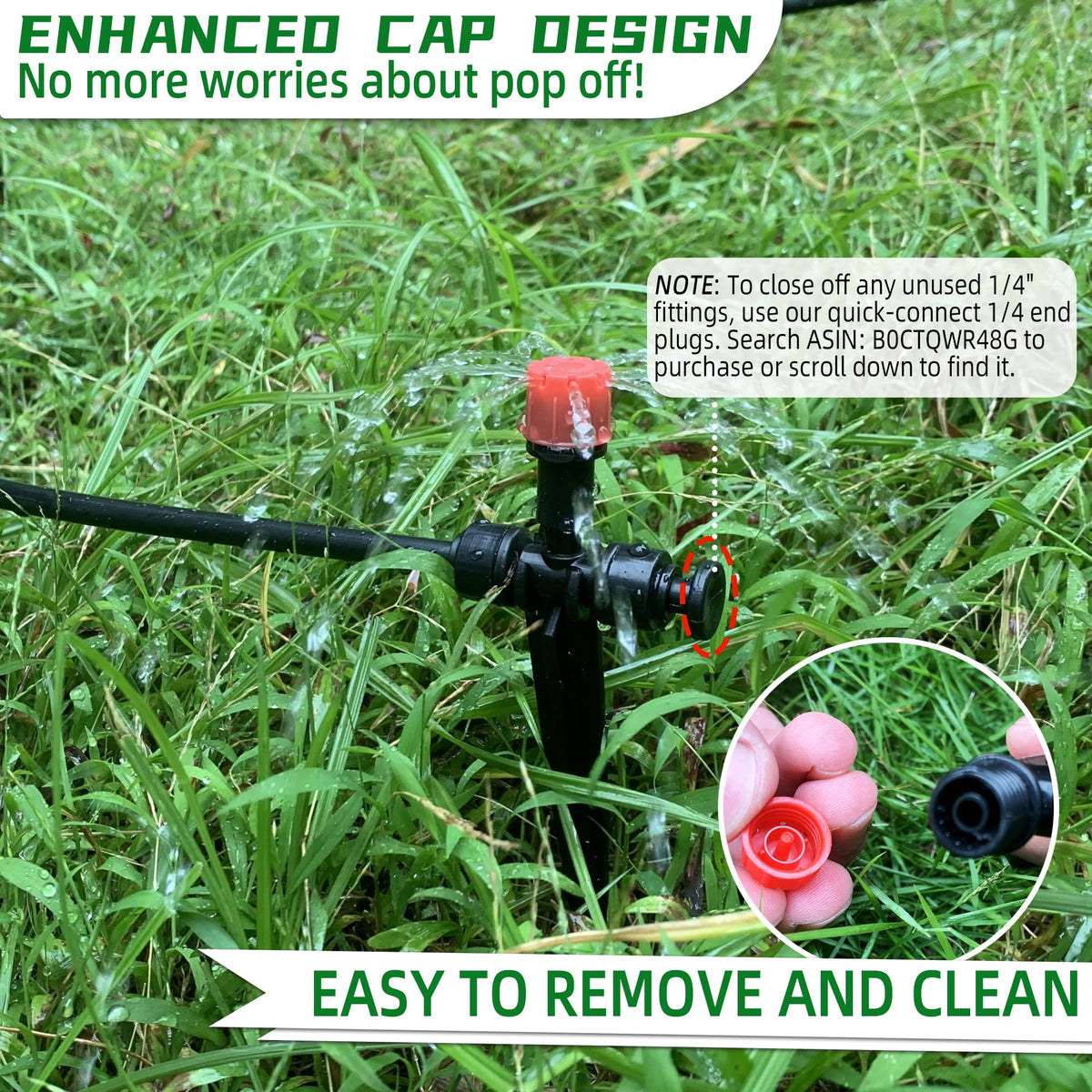 Spalolen detachable dripper enables easy cleaning and maintenance.