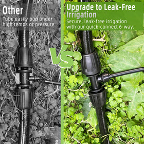 Spalolen durable barbed tees withstand sun and heat