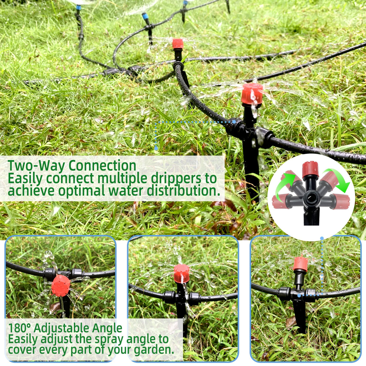 Spalolen easy-removal pull-out head simplifies repositioning tubing.