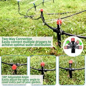 Spalolen easy-removal pull-out head simplifies repositioning tubing.