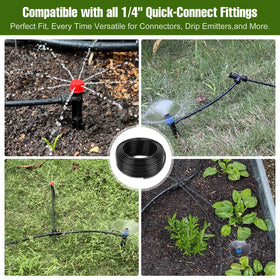 Spalolen emitters and fittings compatible for flexible layouts.