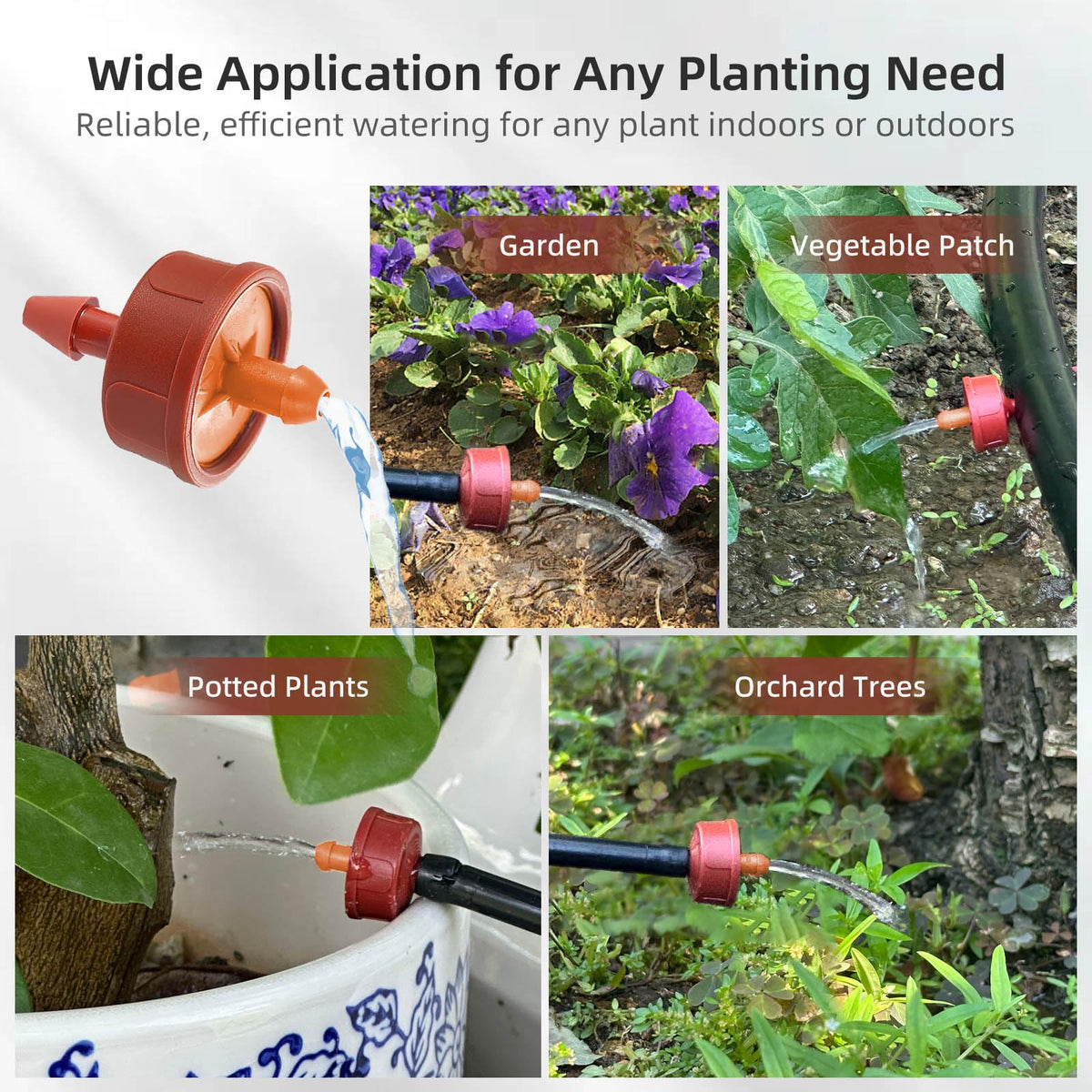 Spalolen high-flow emitter suitable for shrubs and trees