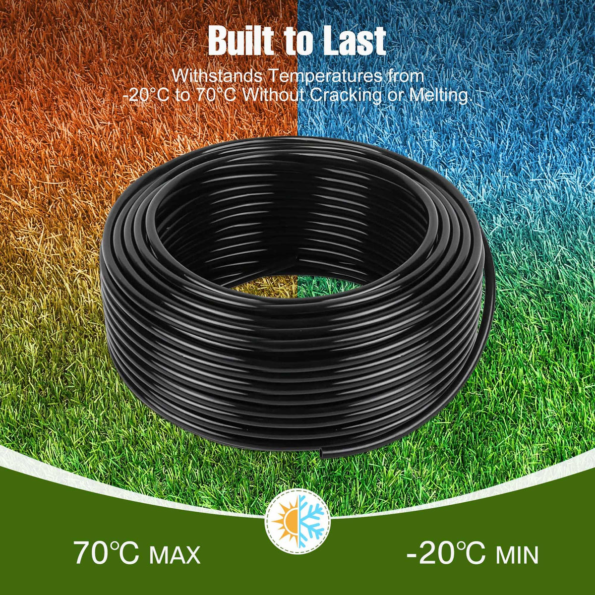 Spalolen universal tee fitting simplifies expanding your irrigation setup.