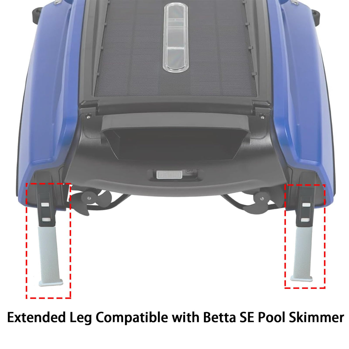 Spansee extended leg for Betta SE skimmer, durable PETG construction.