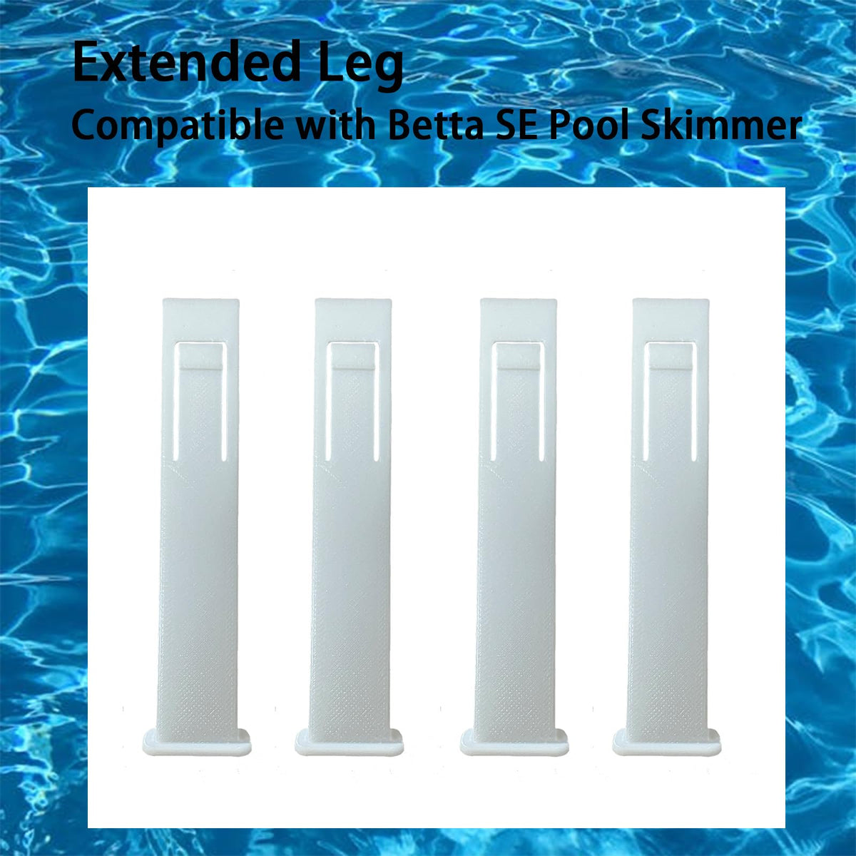 Spansee white extended leg, quick snap-in install for Betta SE.
