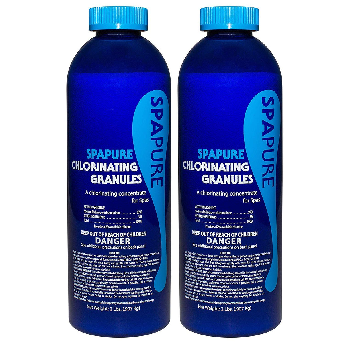 SpaPure PureSpa chlorinating granules provide hot tub sanitizing power.